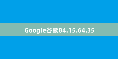 Google谷歌84.15.64.35